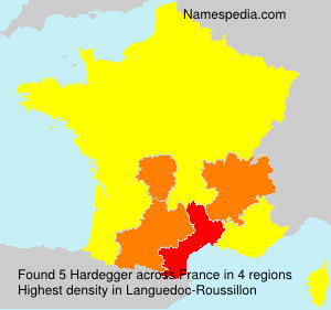 Surname Hardegger in France
