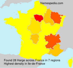 Surname Harge in France