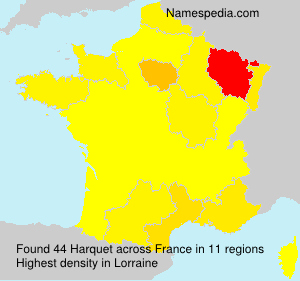 Surname Harquet in France