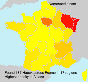 Surname Hauck in France