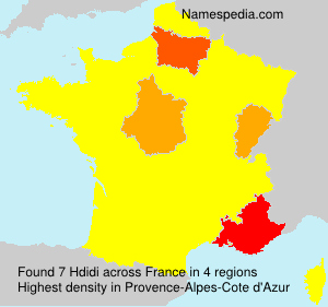 Surname Hdidi in France