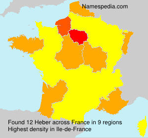 Surname Heber in France