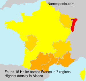 Surname Heiler in France