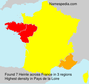 Surname Heinle in France