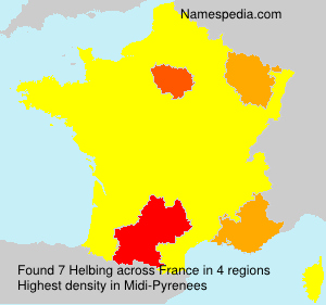 Surname Helbing in France