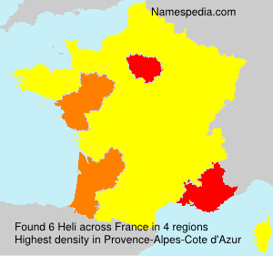 Surname Heli in France