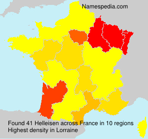 Surname Helleisen in France