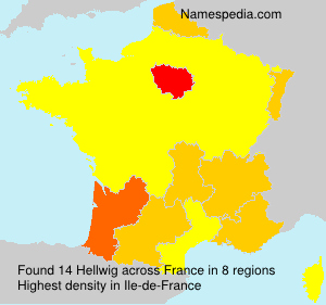 Surname Hellwig in France
