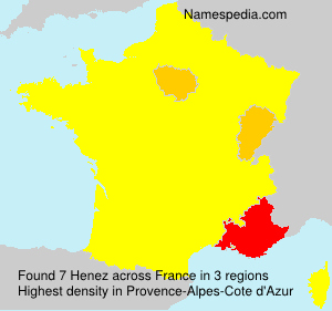Surname Henez in France