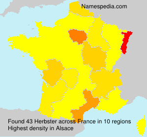 Surname Herbster in France