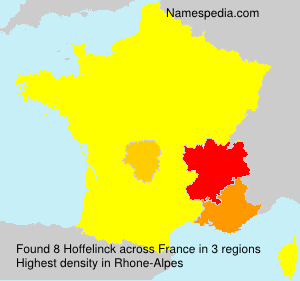 Surname Hoffelinck in France