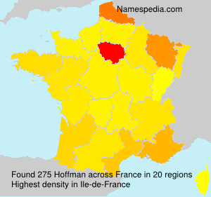 Surname Hoffman in France