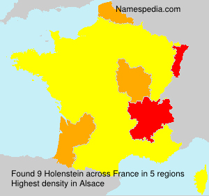Surname Holenstein in France