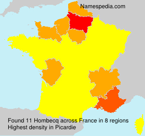 Surname Hombecq in France
