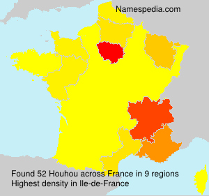 Surname Houhou in France