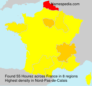 Surname Hourez in France