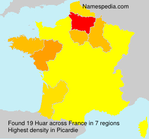 Surname Huar in France