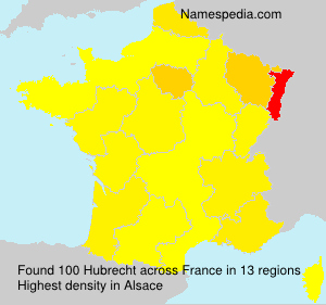 Surname Hubrecht in France