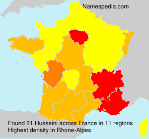Surname Husseini in France