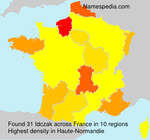 Surname Idczak in France
