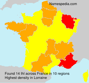 Surname Ihl in France