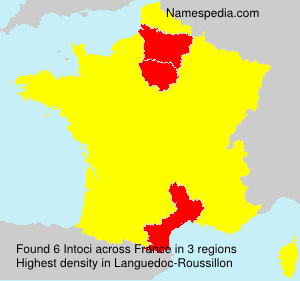 Surname Intoci in France