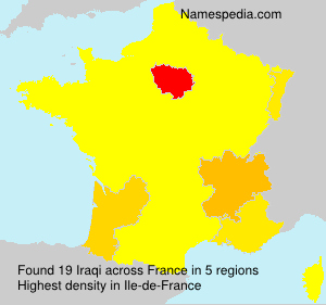 Surname Iraqi in France