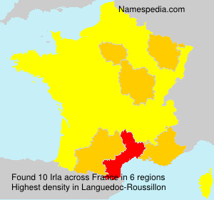 Surname Irla in France