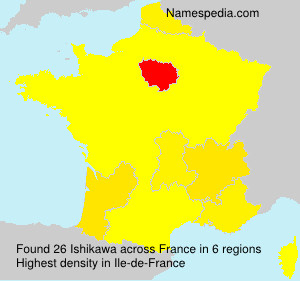 Surname Ishikawa in France