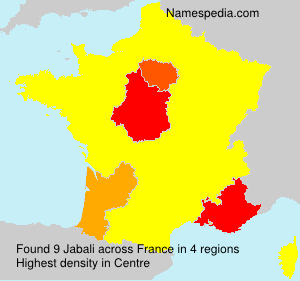 Surname Jabali in France