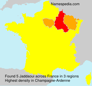 Surname Jaddaoui in France