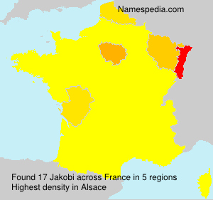 Surname Jakobi in France