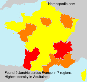 Surname Jandric in France