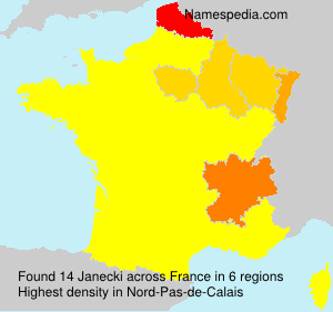 Surname Janecki in France