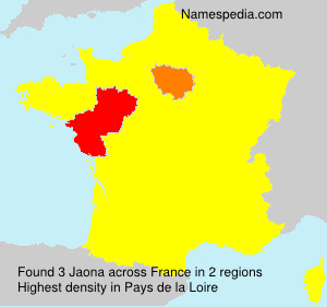 Surname Jaona in France