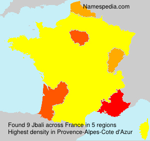 Surname Jbali in France