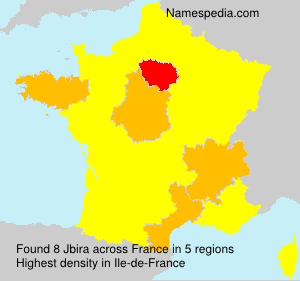 Surname Jbira in France