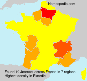 Surname Jeambel in France