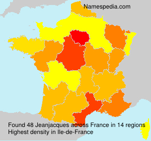 Surname Jeanjacques in France