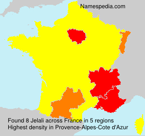 Surname Jelali in France