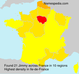 Surname Jimmy in France