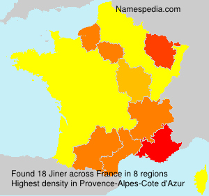 Surname Jiner in France