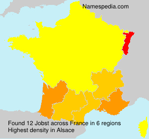 Surname Jobst in France