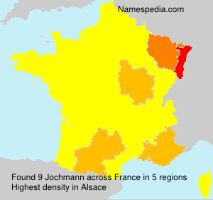 Surname Jochmann in France
