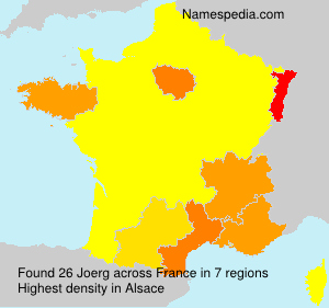 Surname Joerg in France