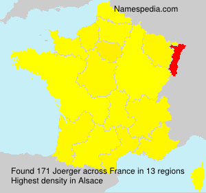 Surname Joerger in France