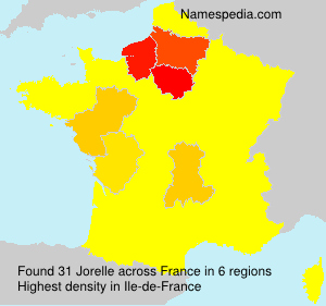 Surname Jorelle in France