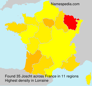 Surname Joscht in France