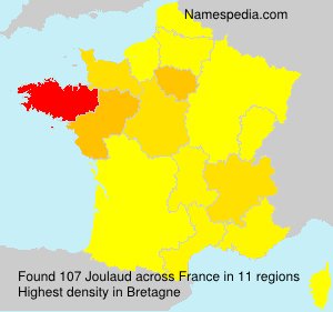Surname Joulaud in France