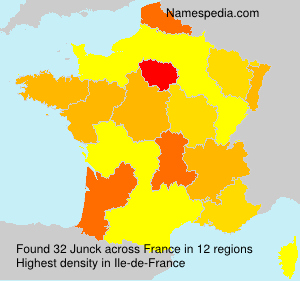 Surname Junck in France